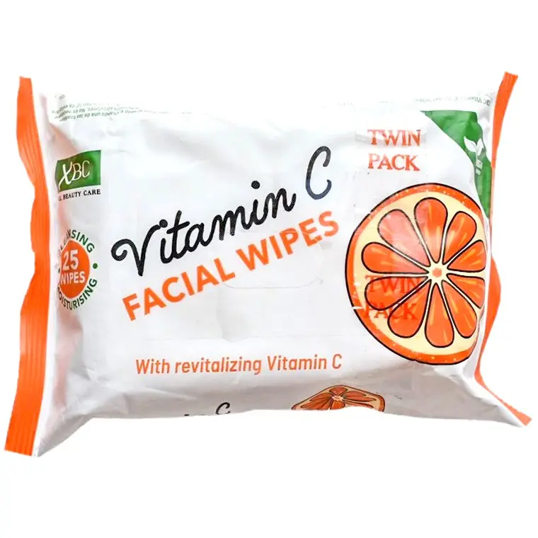 Vitamin C Brightening Facial Cleansing Wipes