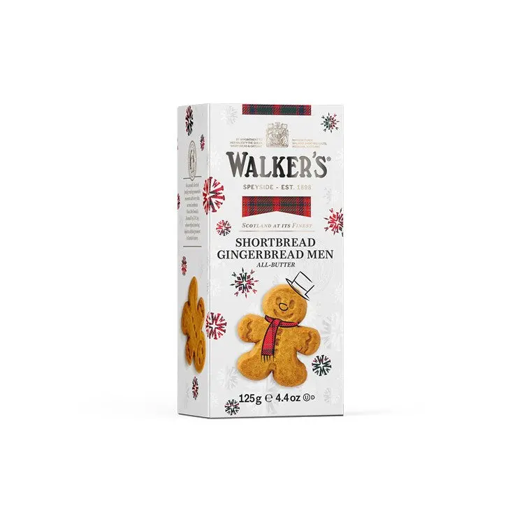 Walkers Shortbread Gingerbread Men Biscuits (125g)