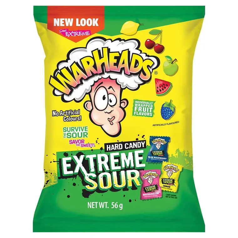 Warhead Extreme Sour Hard Candy (56g)