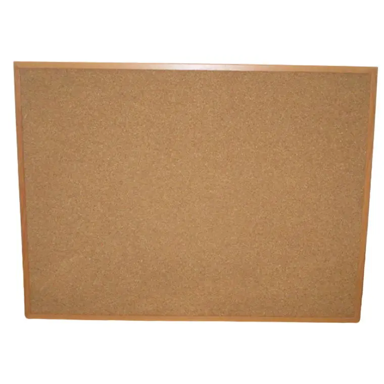 Wooden-Frame Corkboard – 60 × 80 cm Size