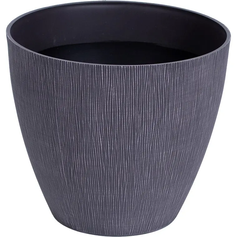 Woodgrain-Finish Planter Pot – Assorted Styles