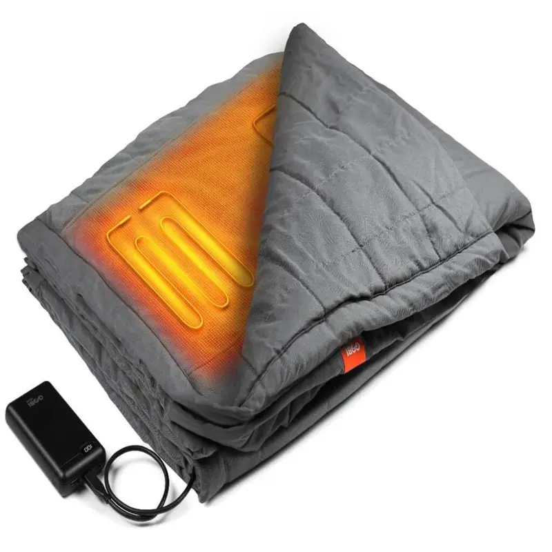 Zen Portable 12V/USB Heated Blanket for Travel & Home